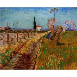 Van Gogh - Path Through A Field With Willows