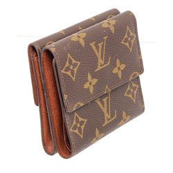 Louis Vuitton Brown Monogram Canvas Leather Elise Wallet