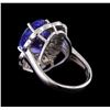 Image 3 : 0.80 ctw Diamond Pendant With Chain - 14KT Two-Tone Gold