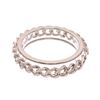 Image 2 : Chanel Silver CC Chain Clear Lucite Bangle Bracelet