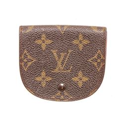 Louis Vuitton Brown Monogram Porte Monnaie Gousset Coin Purse
