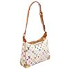Image 2 : Louis Vuitton White Multicolore Monogram Canvas Leather Boulogne Bag