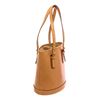 Louis Vuitton Natural Beige Leather Petit Bucket PM Bag