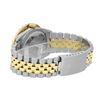 Image 7 : Rolex Mens 2 Tone Black VS 4 ctw Beadset Diamond Datejust Wristwatch with Rolex