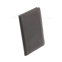 Louis Vuitton Black Epi Leather Pocket Organizer Wallet