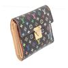 Image 2 : Louis Vuitton Black Multicolore Canvas Leather Koala Wallet