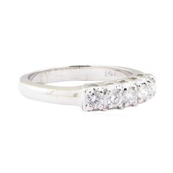 0.50 ctw Diamond Five-Stone Ring - 14KT White Gold