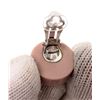 Image 4 : Chanel Mauve Crystal Heart Resin Clip-On Earrings