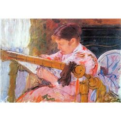 Mary Cassatt - Lydia At The Cord Framework