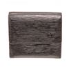 Image 3 : Louis Vuitton Black Epi Leather Elise Wallet