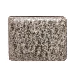 Louis Vuitton Gray Taiga Leather Bifold Wallet