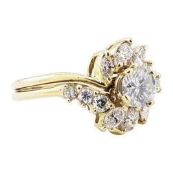 1.15 ctw Diamond Ring - 14KT Yellow Gold