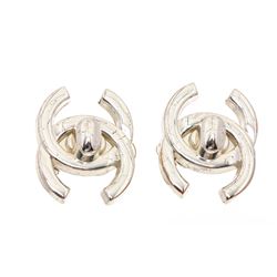 Chanel CC Turn Lock Clip-On Earrings