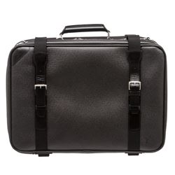 Louis Vuitton Black Taiga Leather Satellite 53 Suitcase