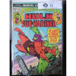 Marvel Comics Hulk And Sub-Mariner #42