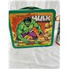 Image 2 : Vintage 1978 The Incredible Hulk Lunch Box with Thermos