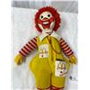 Image 2 : Vintage 1978 Ronald McDonald Doll Figure Approx 28" H