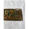 Image 2 : 1920 Alberta Licence Plate Hard to Find. Shows Wear. Rust etc