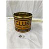 Image 1 : 1940's Club Chewing Tobacco Tin Good Gloss and Colours, No Lid