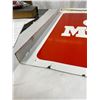 Image 2 : Rare Flanged " The Original Muffler Shop" Double Sided Sign. Bright Colours 30' l x 17.5" w