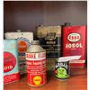 Image 2 : Lot of 6 Vintage Oil Cans and Tins Etc