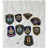 Image 1 : 9 Authentic Obsolete Police Shoulder Patches