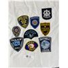 Image 1 : 9 Authentic Obsolete Police Shoulder Patches