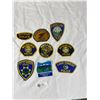 Image 1 : 9 Authentic Obsolete Police Shoulder Patches from Australia