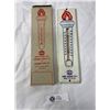 Image 1 : Original 1960's Vintage Standard Oil Thermometer with Box Flame Torch Graphics