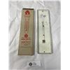 Image 2 : Original 1960's Vintage Standard Oil Thermometer with Box Flame Torch Graphics