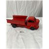 Image 1 : Vintage Toy Pressed Steel Dump Truck Repainted