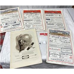 Lot of 5 Illustrated London News 1950's