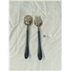 Image 2 : Vintage Mid Century Modern Large Salad Fork and Spoon