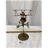 Image 4 : Vintage Bass and Copper Tabletop Airplane Weather Vane.