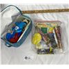 Image 1 : Nice Kids Lot of 7 Noisemakers, Hairclips, Magnets Etc
