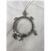 Image 2 : Magnifying Glass Necklace with Sterling Silver Chain
