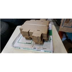 LOT OF CARDBOARD BOXES AND JUMBO ENVELOPES