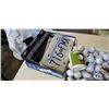 Image 2 : 2 boxes of BC licence plates and golf balls