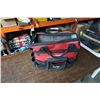 Image 1 : HUSKY ROLLING CONTRACTORS BAG W/ ASSORTED HAND TOOLS AND CHARGERS