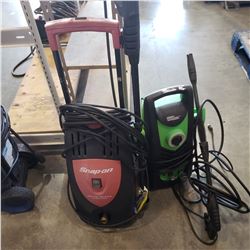 POWER IT AND SNAP ON POWER WASHERS - BOTH AS IS