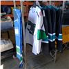 Image 1 : 5 new hockey jerseys and canucks flag