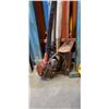 Image 3 : BUNDLE OF GARDEN TOOLS AND VINTAGE POGO STICK