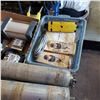 Image 3 : Lot of pneumatic cylinders, filters fibre optic cable, gear pullers and clips