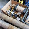 Image 4 : Lot of pneumatic cylinders, filters fibre optic cable, gear pullers and clips