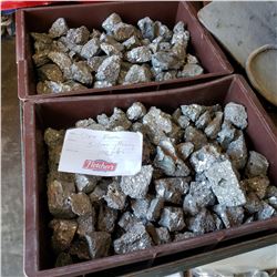 100 lb of silver mining ore