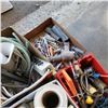 Image 3 : 4 boxes of tools, labels and shop hardware