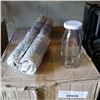 Image 2 : Box of 105 glass bottles with lids 200ml each