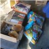 Image 1 : Box of solar lights and 4 inflatables