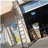 Image 1 : 24 ft extended aluminum ladder
