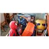 Image 2 : Box of toys and ironman mask